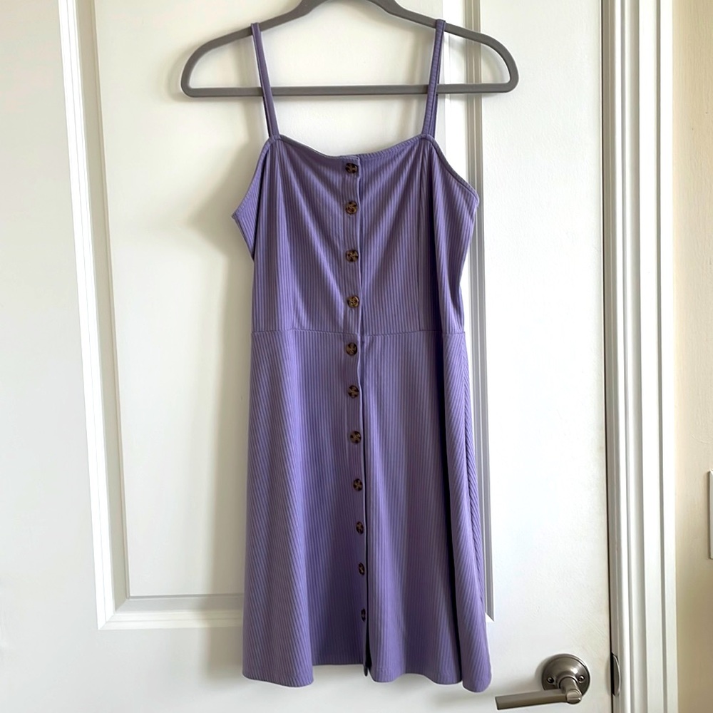Purple summer dress